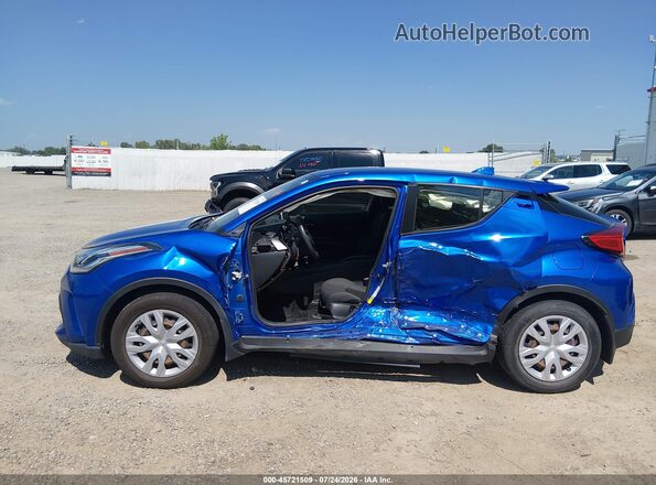 JTNKHMBX1L1076243 2020 TOYOTA C-HR Blue Vista interior de 360 grados