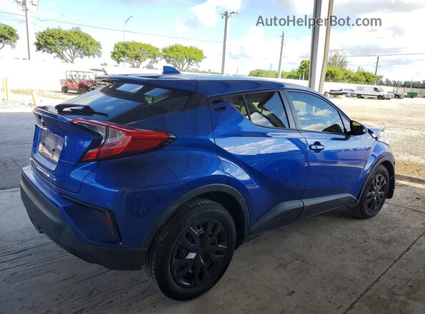 JTNKHMBX2K1023176 2019 TOYOTA C-HR Синий Задняя правая четверть