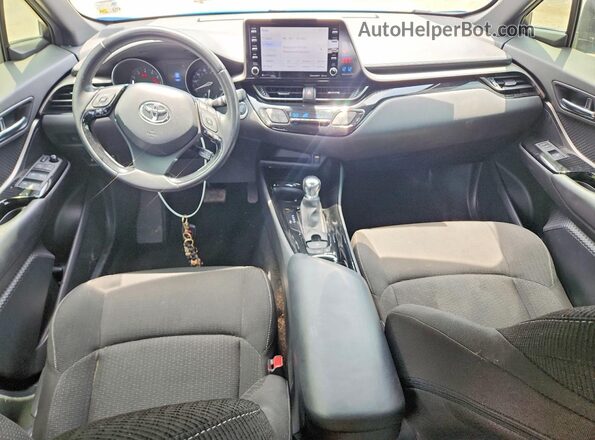 JTNKHMBX2K1051768 2019 TOYOTA C-HR Blue Widok deski rozdzielczej