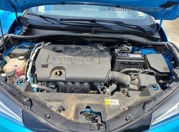 JTNKHMBX2K1051768 2019 TOYOTA C-HR Blue Widok wnętrza z tyłu