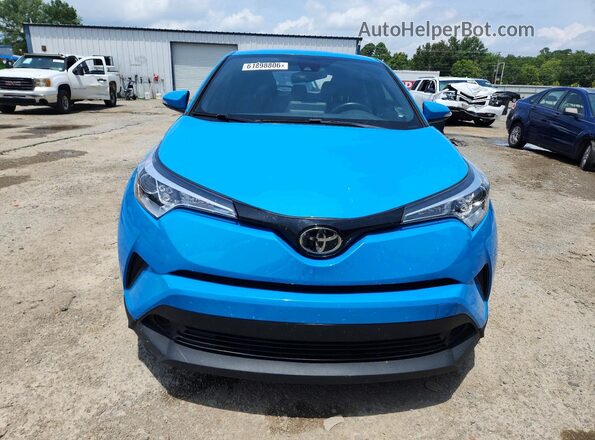 JTNKHMBX2K1051768 2019 TOYOTA C-HR Blue Widok z przodu