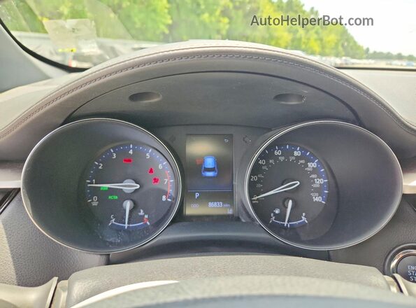 JTNKHMBX2K1051768 2019 TOYOTA C-HR Blue Widok zestawu wskaźników
