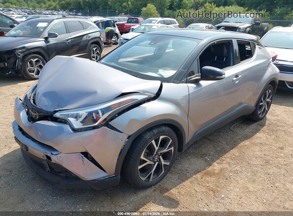 JTNKHMBX2K1061037 2019 TOYOTA C-HR Silver წინა მარცხენა ხედი სამი მეოთხედიდან