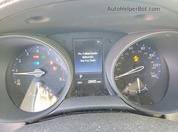 JTNKHMBX2M1110708 2021 TOYOTA C-HR Black Instrument cluster view