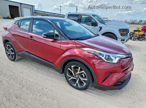JTNKHMBX3K1016043 2019 TOYOTA C-HR Red Delantero derecho