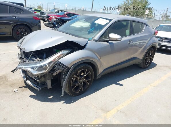JTNKHMBX3K1054663 2019 TOYOTA C-HR Серебряный Передняя левая четверть