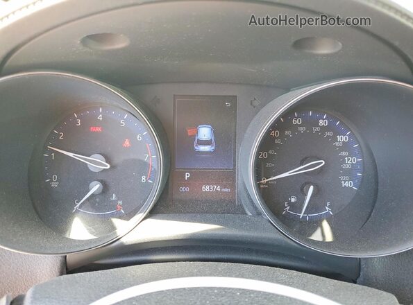 JTNKHMBX3K1061192 2019 TOYOTA C-HR White Вид щитка приладів