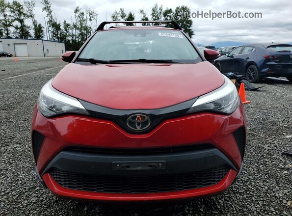 JTNKHMBX3M1125749 2021 TOYOTA C-HR Red Widok z przodu