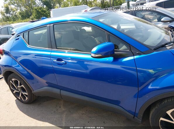 JTNKHMBX4K1059239 2019 TOYOTA C-HR Blue უკანა სალონის ხედი