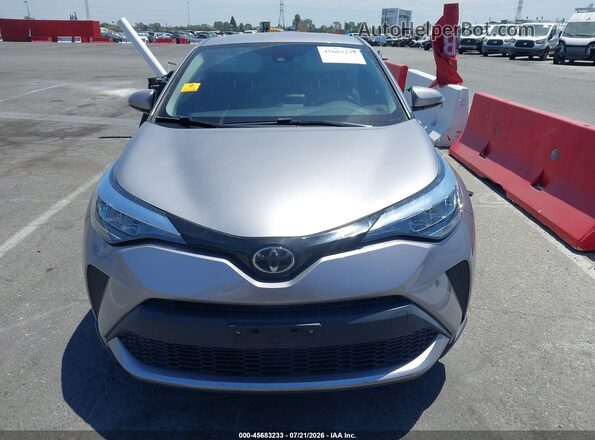 JTNKHMBX4L1084675 2020 TOYOTA C-HR Silver Instrument cluster view