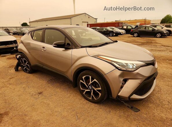 JTNKHMBX5L1067111 2020 TOYOTA C-HR Серебряный Передняя правая четверть