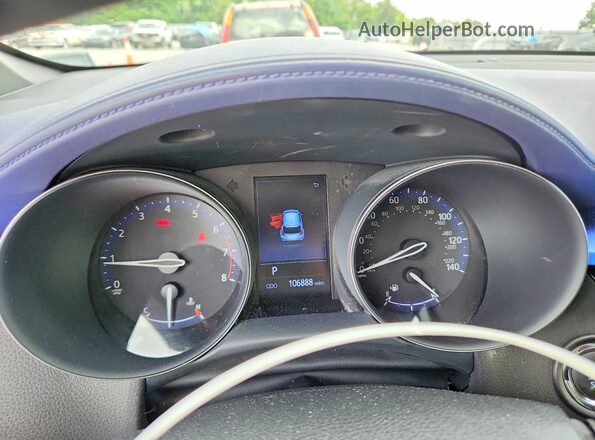 JTNKHMBX5L1072812 2020 TOYOTA C-HR Black Instrument cluster view