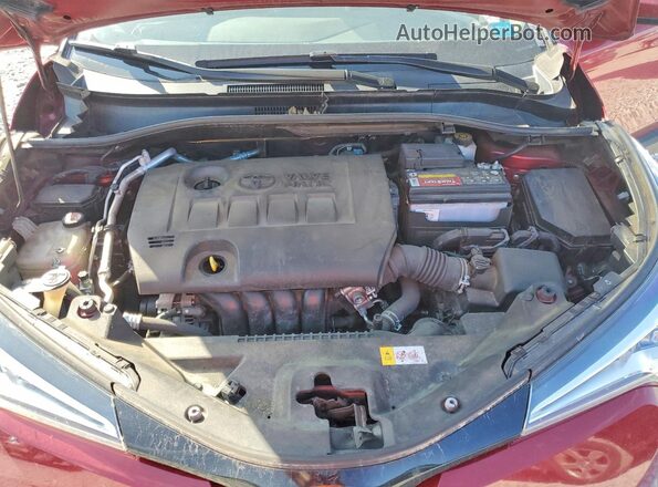 JTNKHMBX6K1032043 2019 TOYOTA C-HR Red Widok komory silnika