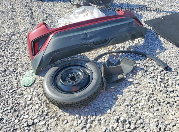 JTNKHMBX6K1032043 2019 TOYOTA C-HR Red Widok naklejki z numerem VIN