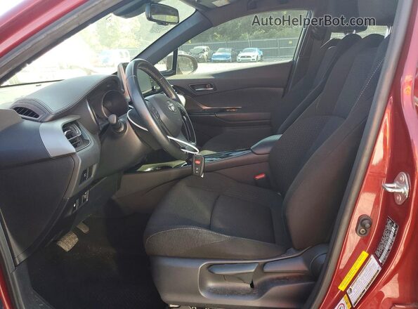 JTNKHMBX6K1032043 2019 TOYOTA C-HR Red Widok wnętrza z przodu