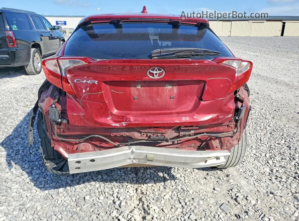 JTNKHMBX6K1032043 2019 TOYOTA C-HR Red Widok z tyłu