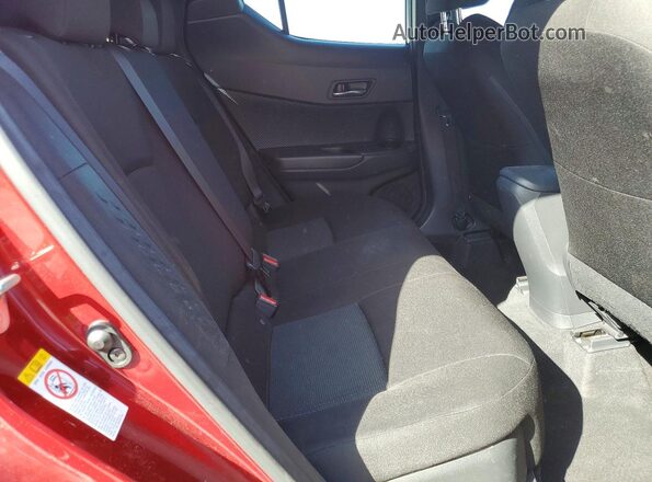 JTNKHMBX6K1032043 2019 TOYOTA C-HR Red Widok wnętrza z tyłu