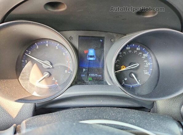 JTNKHMBX6K1037193 2019 TOYOTA C-HR Black Vista del cuadro de instrumentos