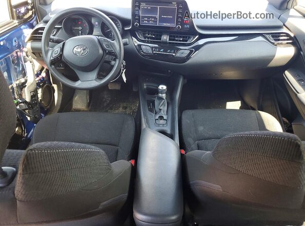 JTNKHMBX6K1045925 2019 TOYOTA C-HR Blue Dashboard view