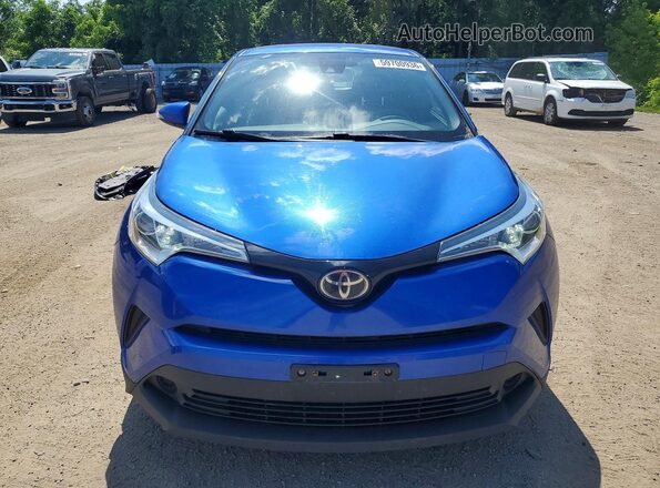 JTNKHMBX6K1045925 2019 TOYOTA C-HR Blue Front view