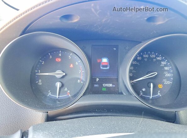 JTNKHMBX6K1045925 2019 TOYOTA C-HR Blue Instrument cluster view