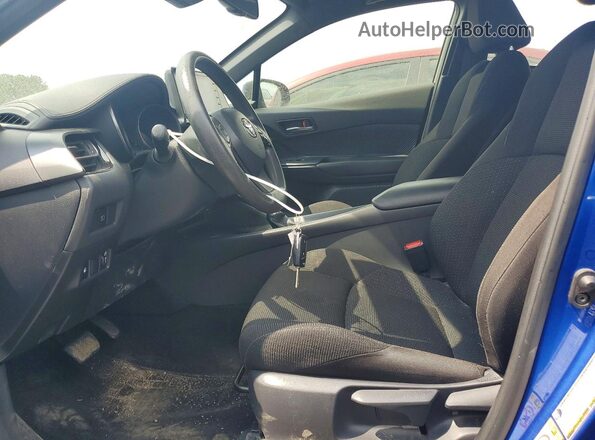 JTNKHMBX6K1045925 2019 TOYOTA C-HR Blue Front interior view