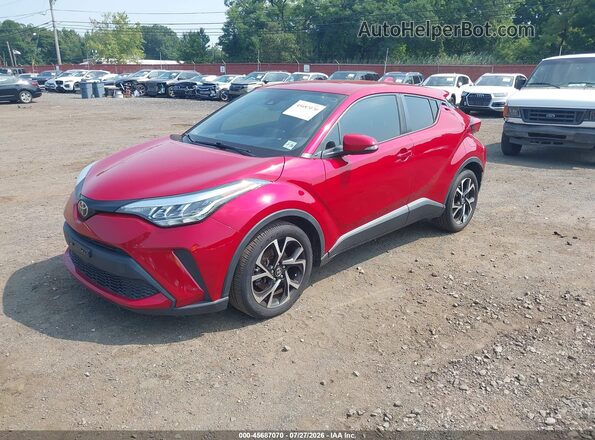 JTNKHMBX6M1104636 2021 TOYOTA C-HR Красный Передняя левая четверть