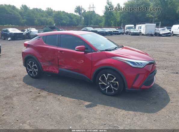JTNKHMBX6M1104636 2021 TOYOTA C-HR Красный Вид спереди