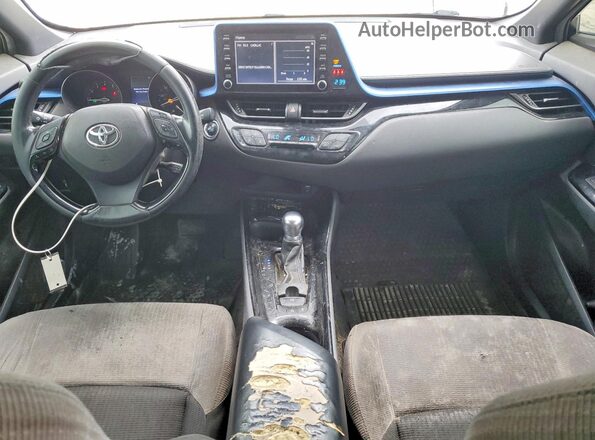 JTNKHMBX7K1018703 2019 TOYOTA C-HR White Widok deski rozdzielczej