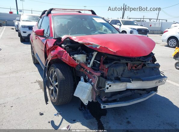 JTNKHMBX7L1077235 2020 TOYOTA C-HR Red Widok z przodu