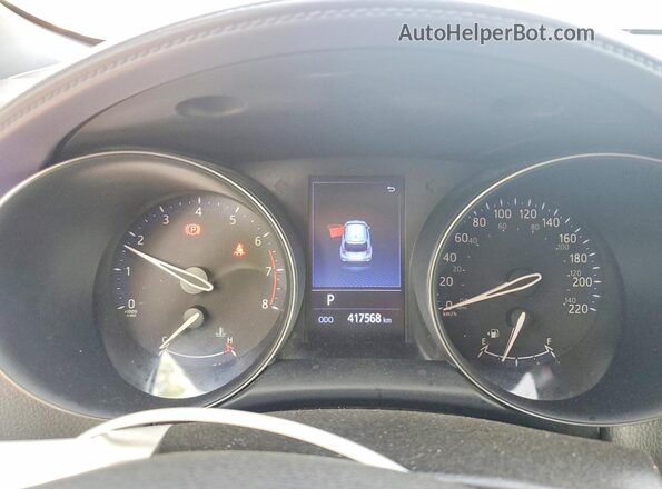 JTNKHMBX7L1079003 2020 TOYOTA C-HR Red Instrument cluster view