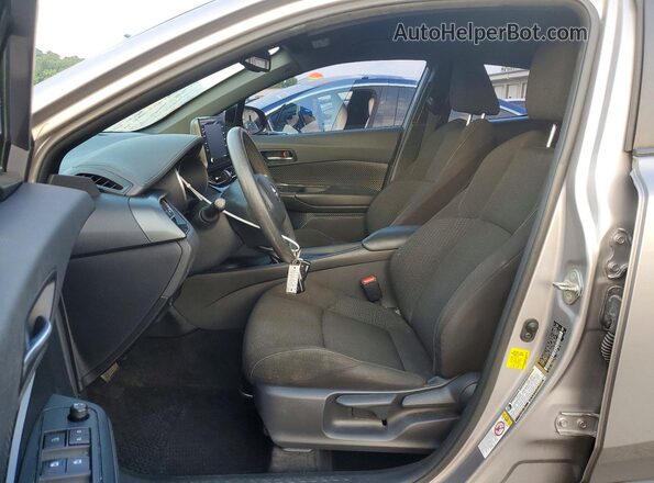 JTNKHMBX8K1024462 2019 TOYOTA C-HR Серебряный Вид салона спереди