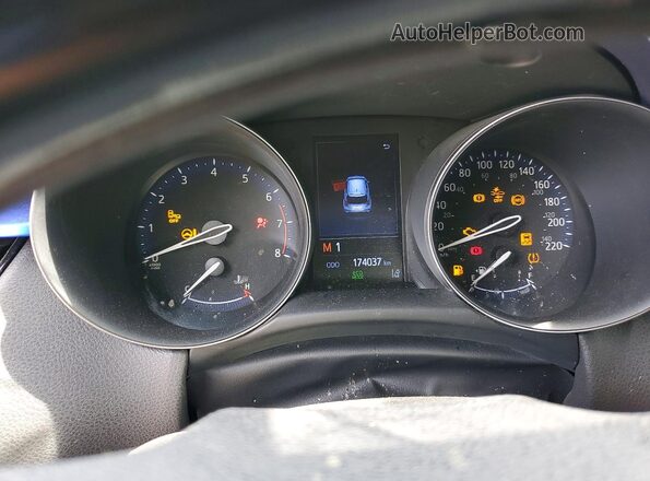 JTNKHMBX8L1070844 2020 TOYOTA C-HR Blue Vista del cuadro de instrumentos