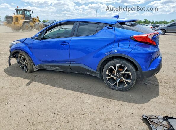 JTNKHMBX8L1070844 2020 TOYOTA C-HR Blue Trasero izquierdo