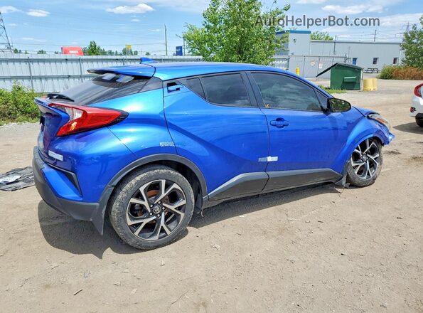JTNKHMBX8L1070844 2020 TOYOTA C-HR Blue Trasero derecho