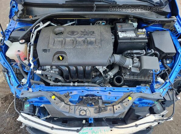 JTNKHMBX8L1085778 2020 TOYOTA C-HR Blue Вид підкапотного простору