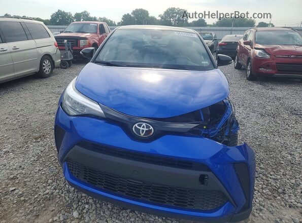JTNKHMBX8L1092178 2020 TOYOTA C-HR Blue Front view