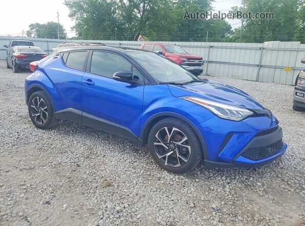 JTNKHMBX8L1092178 2020 TOYOTA C-HR Blue Front right