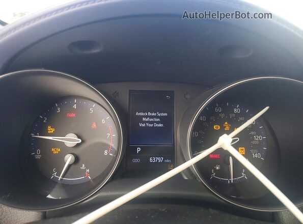 JTNKHMBX8L1092178 2020 TOYOTA C-HR Blue Instrument cluster view
