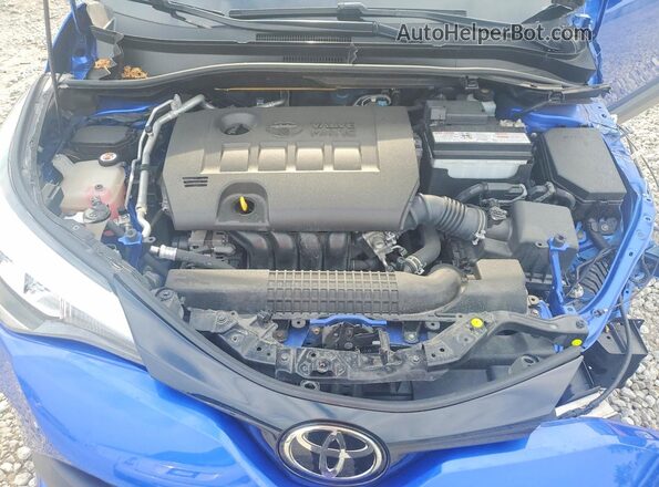 JTNKHMBX8L1092178 2020 TOYOTA C-HR Blue Rear interior view