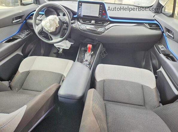 JTNKHMBX9K1031212 2019 TOYOTA C-HR Серебряный Вид панели приборов