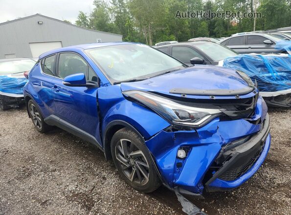 JTNKHMBX9L1086244 2020 TOYOTA C-HR Blue Front right