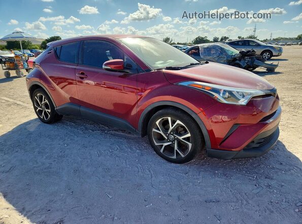 JTNKHMBXXJ1008164 2018 TOYOTA C-HR Красный Передняя правая четверть