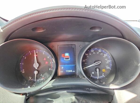 JTNKHMBXXJ1008164 2018 TOYOTA C-HR Красный Вид щитка приборов