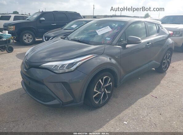 JTNKHMBXXL1075415 2020 TOYOTA C-HR Gray Առջևի ձախ երեք քառորդ տեսարան