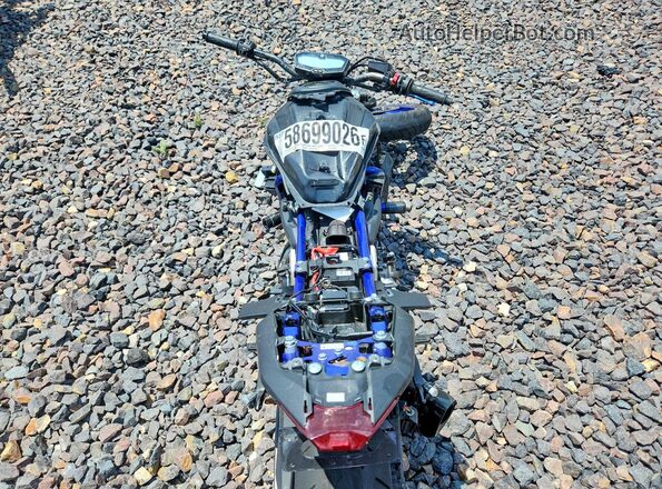 JYARM06E7GA008207 2016 YAMAHA FZ07 Blue უკანა ხედი