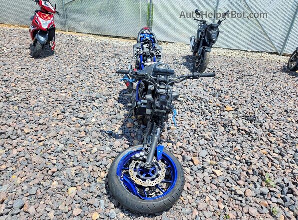 JYARM06E7GA008207 2016 YAMAHA FZ07 Blue უკანა მარცხენა