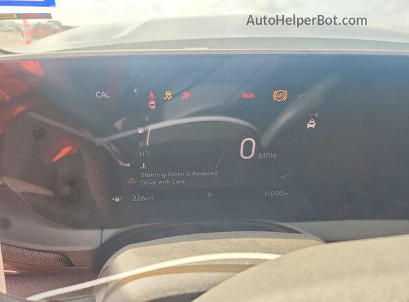 KL47LAEP7SB175493 2025 BUICK OTHER Black ხელსაწყოთა პანელის ხედი