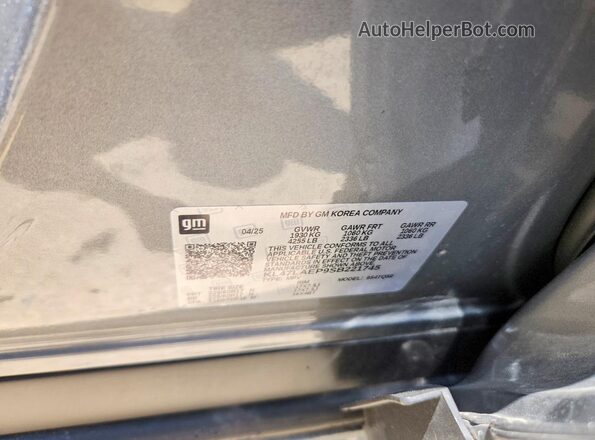 KL47LAEP9SB221745 2025 BUICK OTHER Gray Вид підкапотного простору