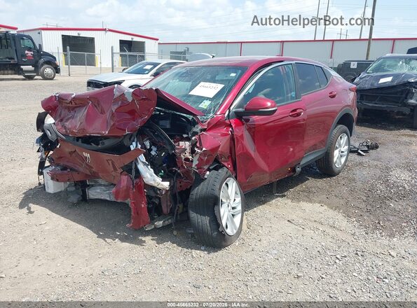 KL47LAEPXSB088834 2025 BUICK OTHER Red Առջևի ձախ երեք քառորդ տեսարան